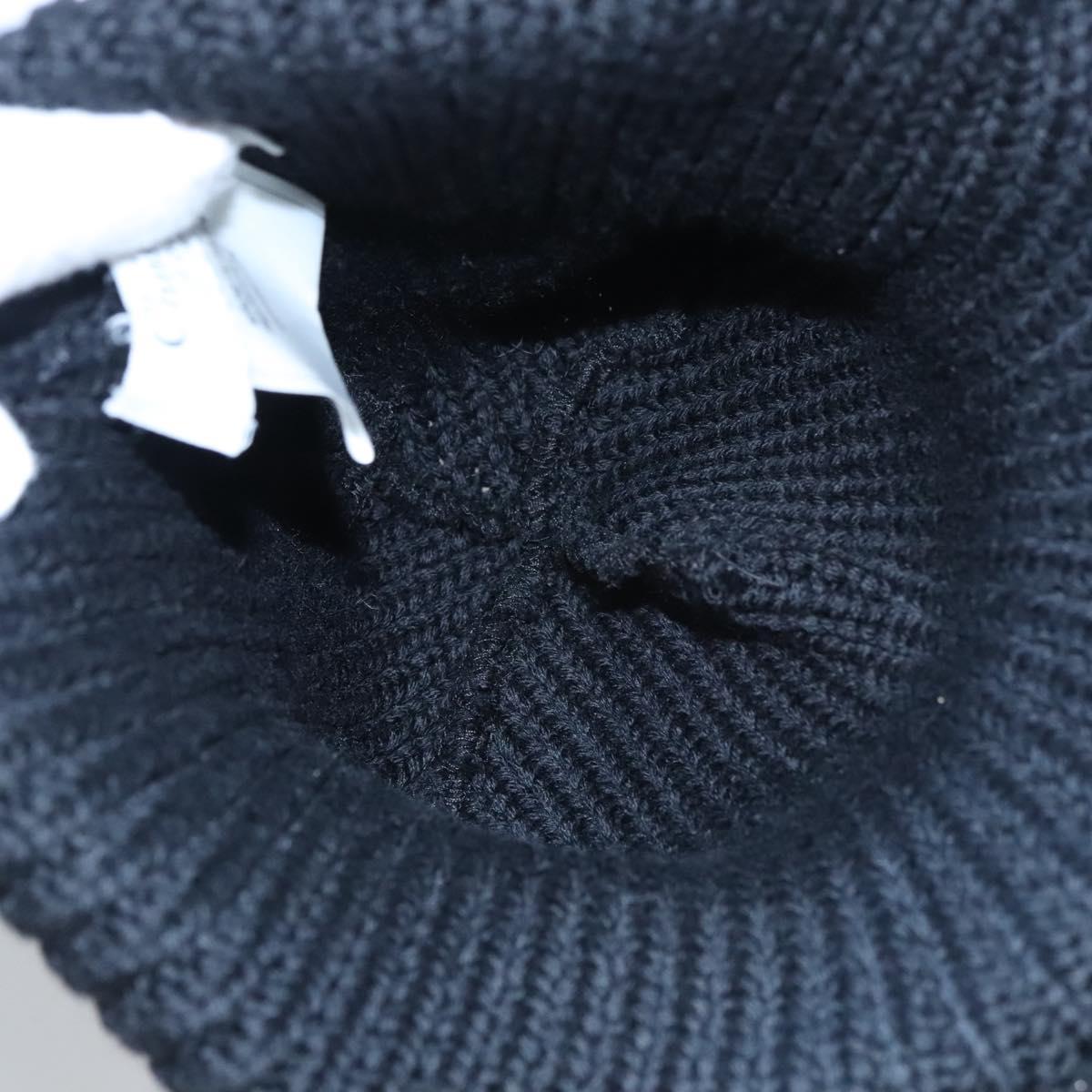 Christian Dior Cap Wool Black Auth ac3556V