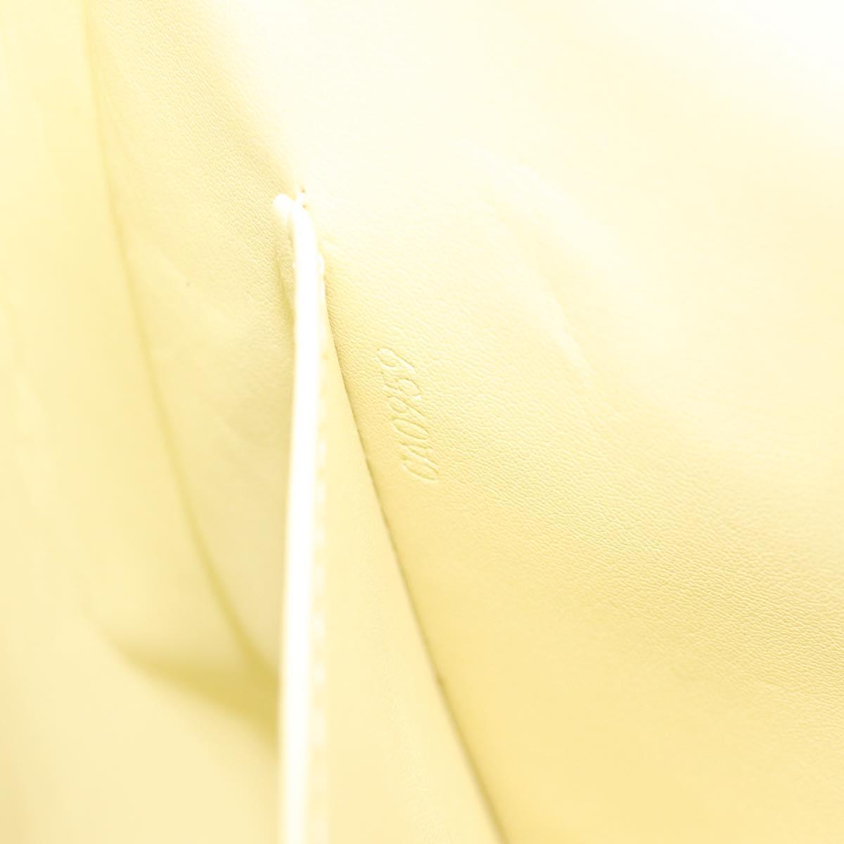 LOUIS VUITTON Monogram Vernis Thompson Street Bag Yellow M91071 LV Auth ac3631