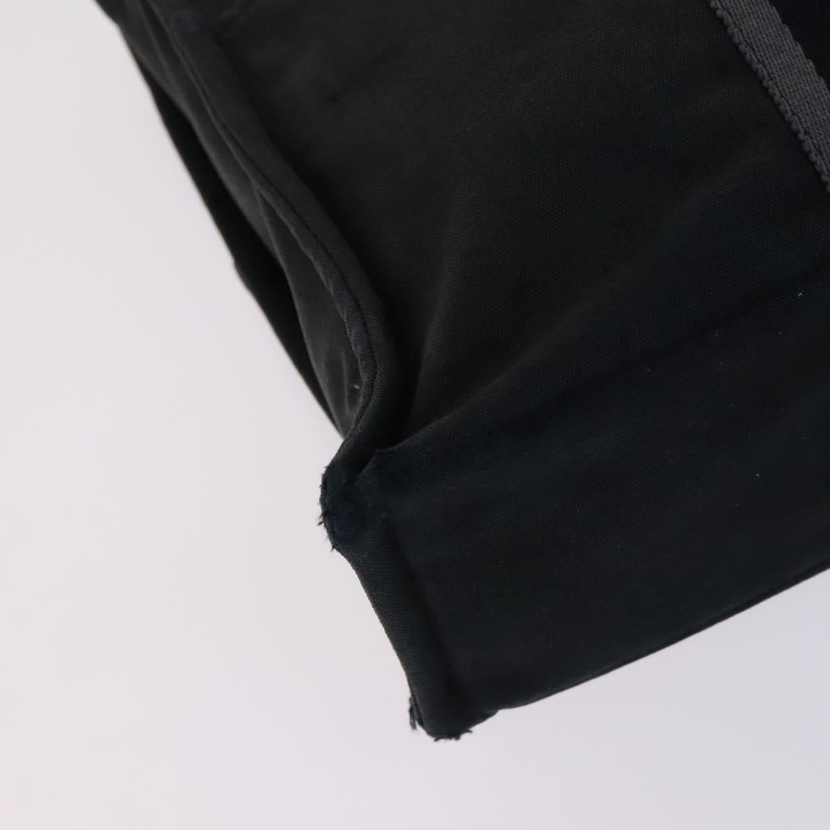 HERMES Fourre Tout Tote Bag Canvas 3Set Black Gray Auth ac3701