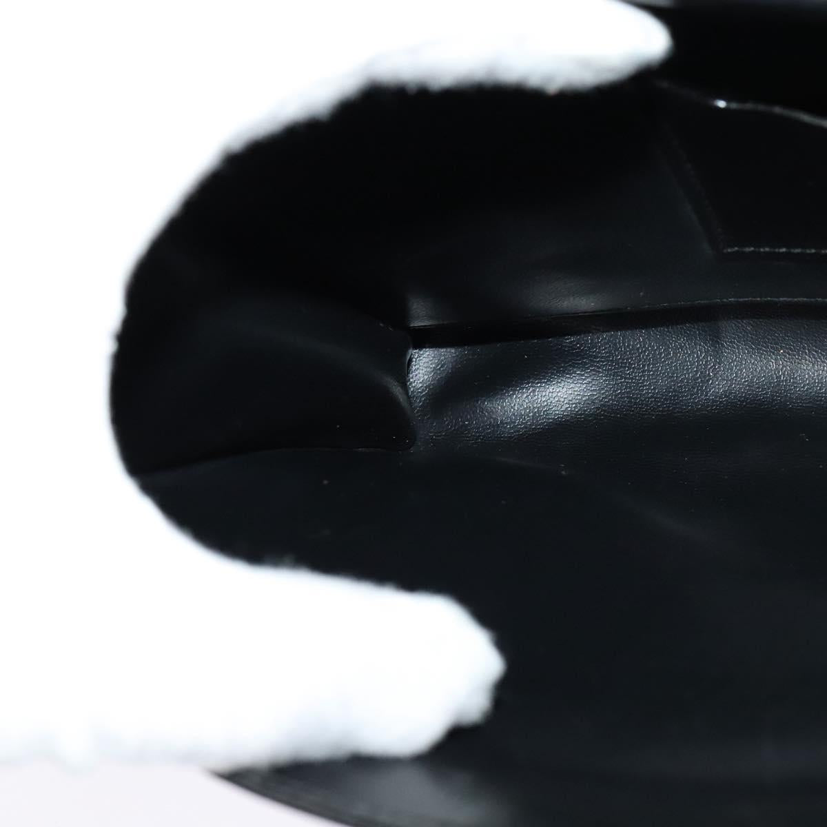 Salvatore Ferragamo Clutch Bag Leather Black Auth ac3703