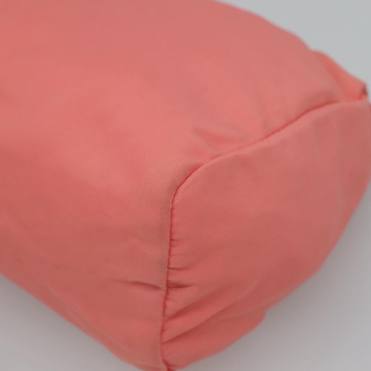 PRADA Pouch Nylon Pink Auth ac3705