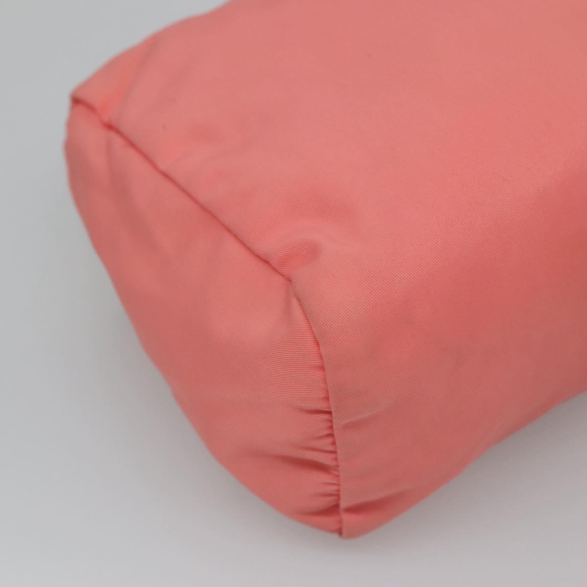 PRADA Pouch Nylon Pink Auth ac3705