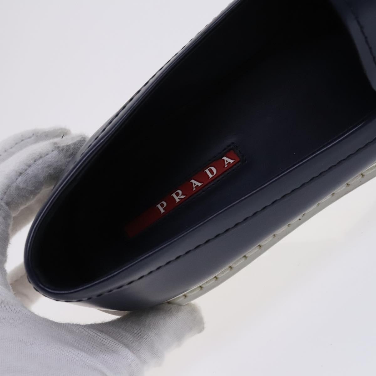 PRADA Sports Loafers shoes Leather Navy Auth ac3709