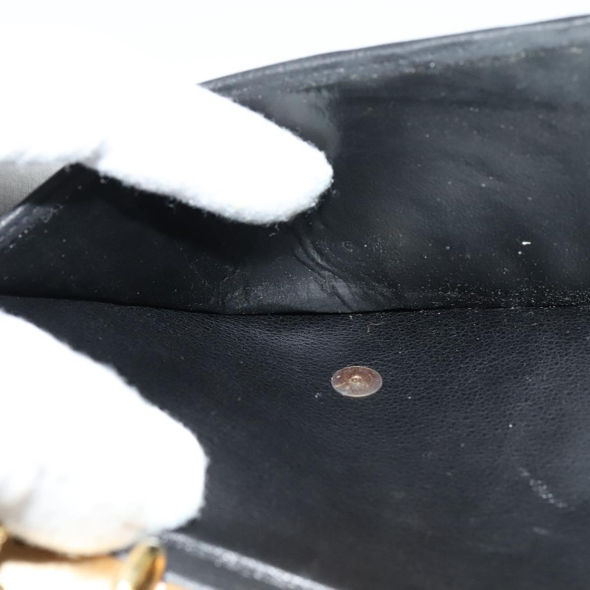 VERSACE Day Planner Cover Leather Black Auth ac3711