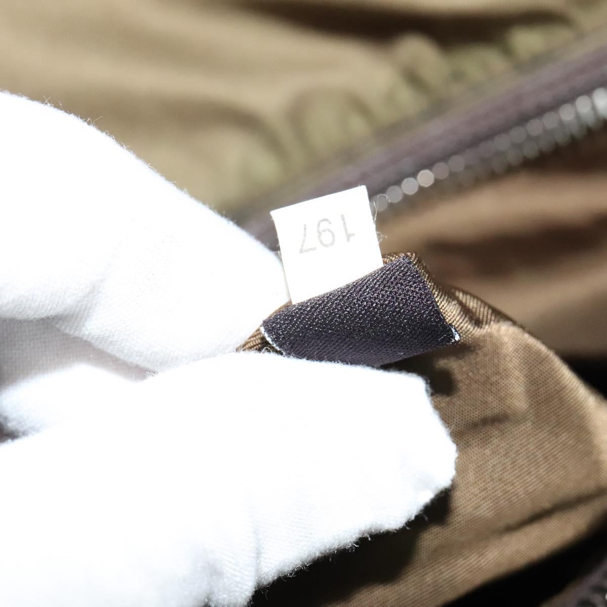 PRADA Hand Bag Nylon 2way Khaki Auth ac3713