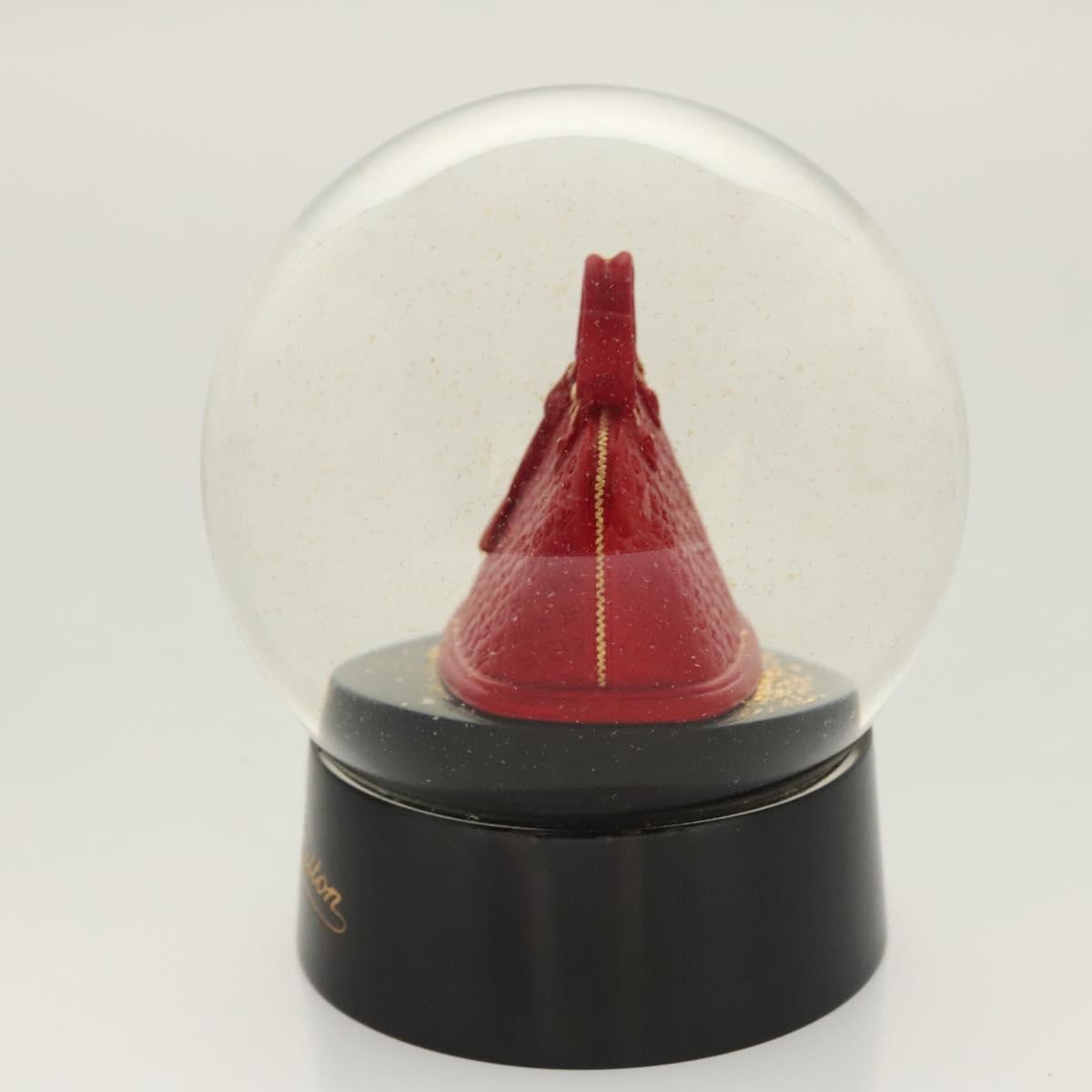 LOUIS VUITTON Snow Globe Alma VIP Limited Clear Red LV Auth ac3729