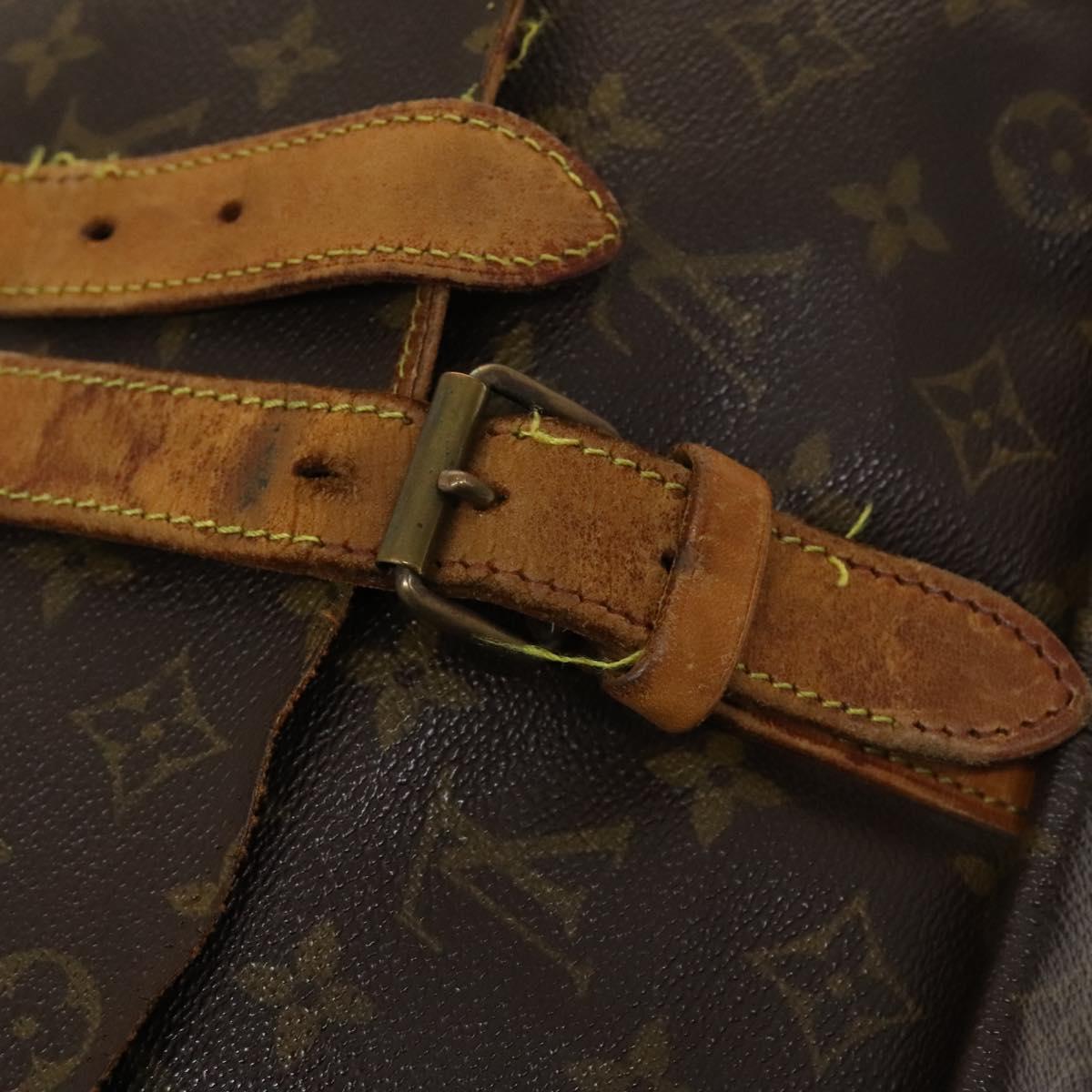 LOUIS VUITTON Monogram Saumur 35 Shoulder Bag M42254 LV Auth ac3749
