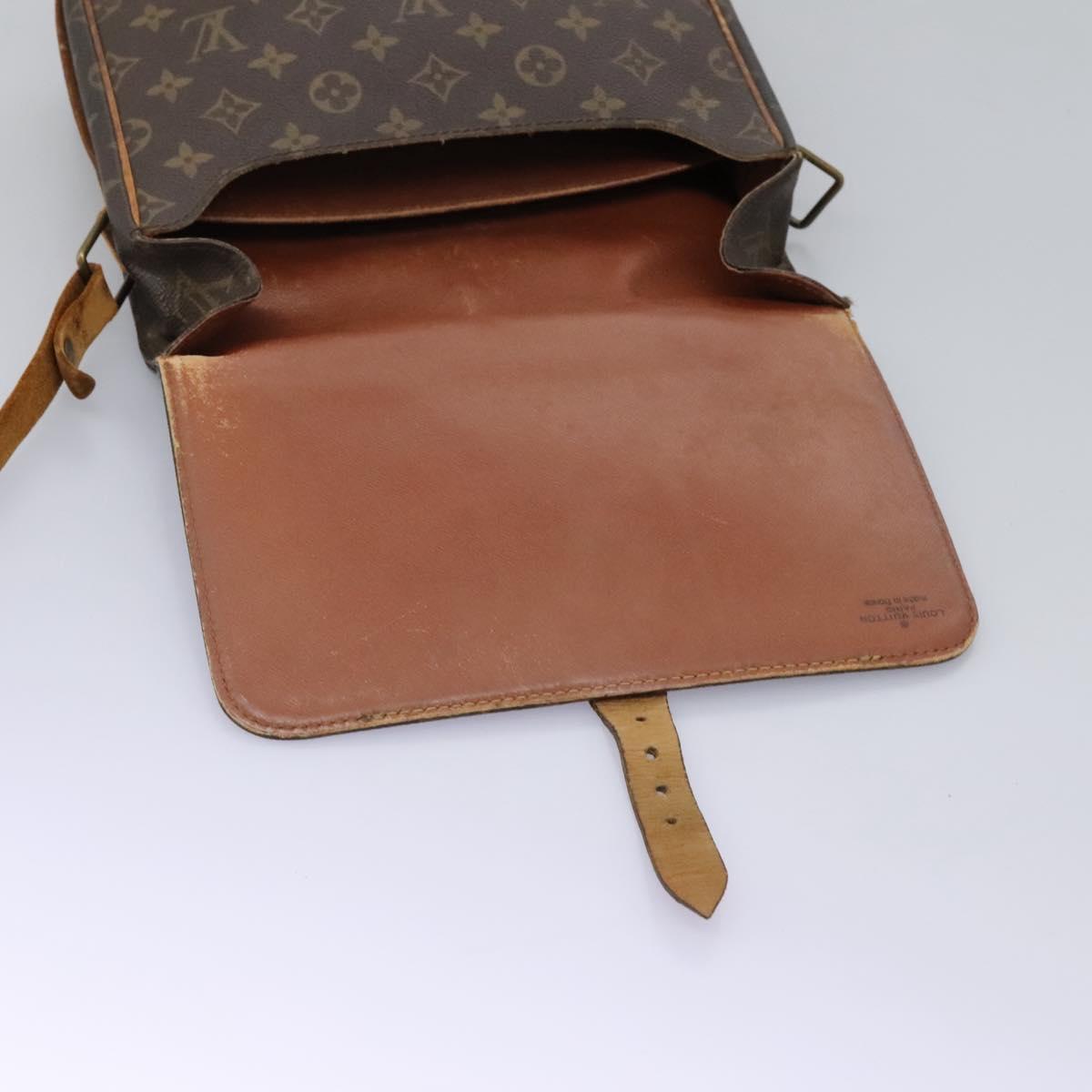 LOUIS VUITTON Monogram Cartouchiere GM Shoulder Bag M51252 LV Auth ac3750