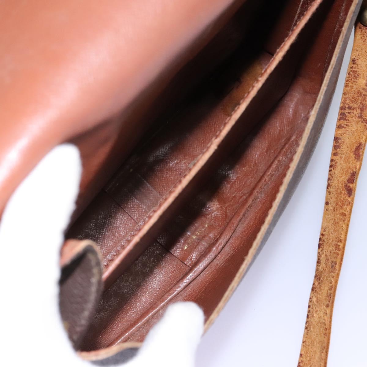 LOUIS VUITTON Monogram Cartouchiere GM Shoulder Bag M51252 LV Auth ac3750