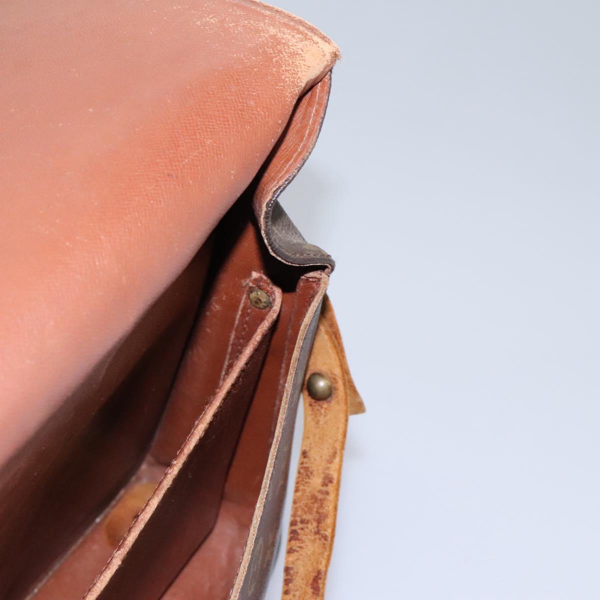 LOUIS VUITTON Monogram Cartouchiere GM Shoulder Bag M51252 LV Auth ac3750