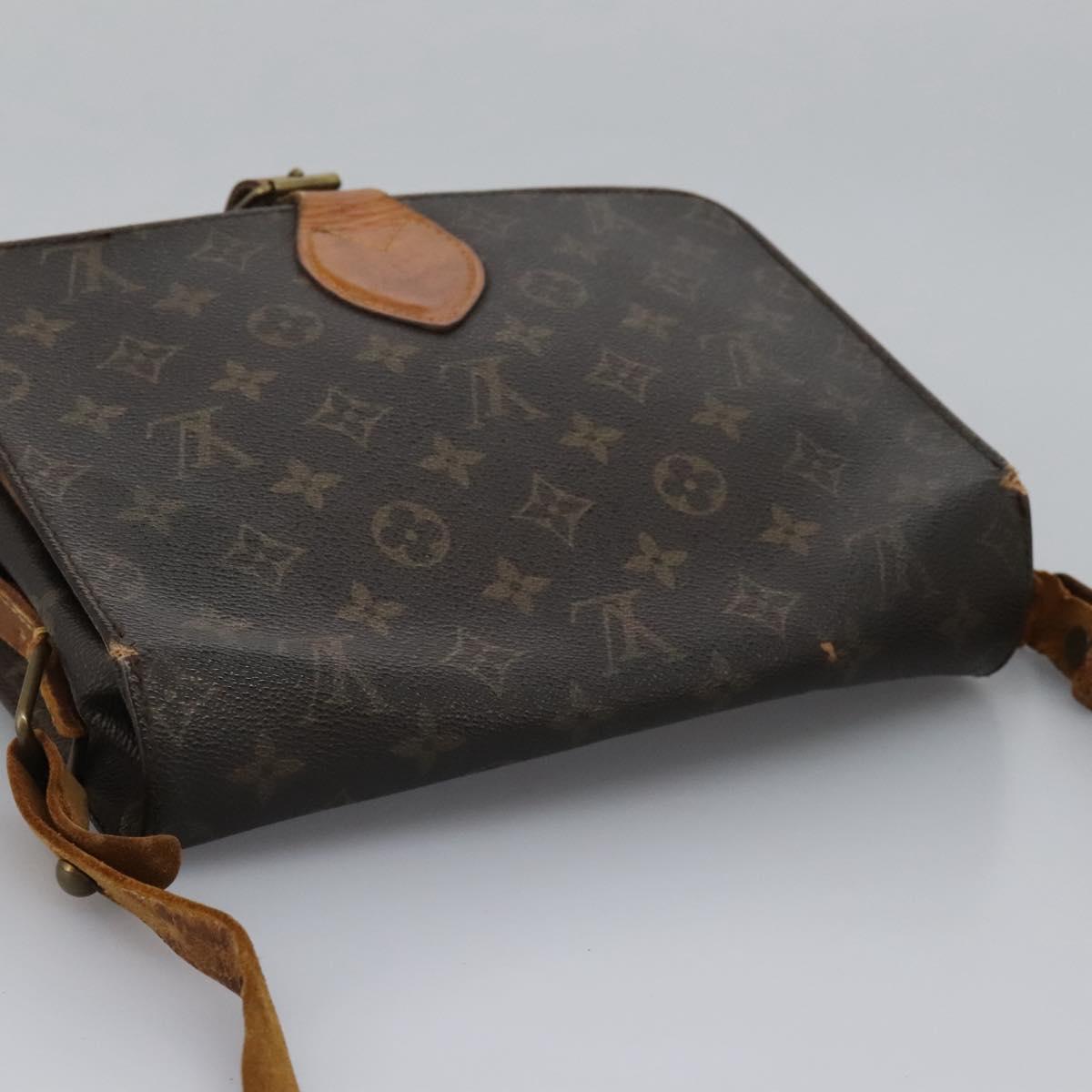 LOUIS VUITTON Monogram Cartouchiere GM Shoulder Bag M51252 LV Auth ac3750