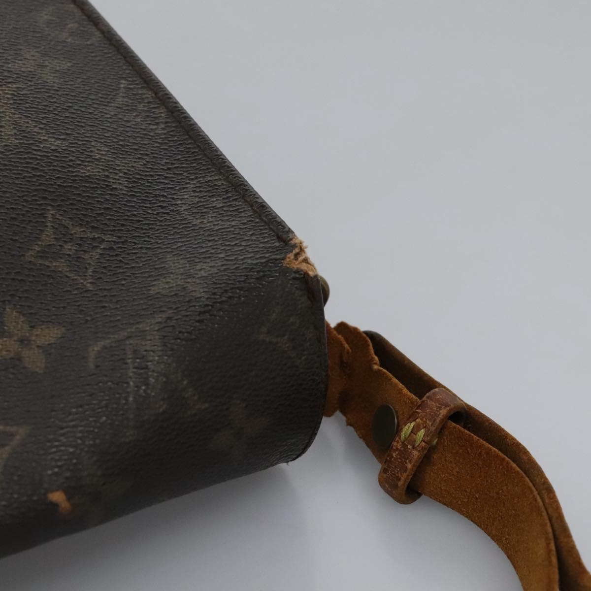 LOUIS VUITTON Monogram Cartouchiere GM Shoulder Bag M51252 LV Auth ac3750