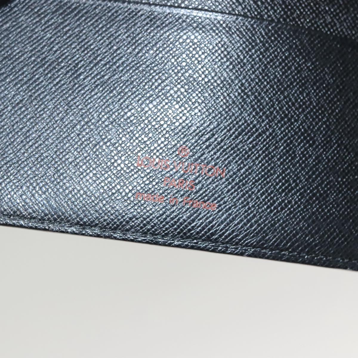 LOUIS VUITTON Epi Agenda MM Day Planner Cover Black R20042 LV Auth ac3764