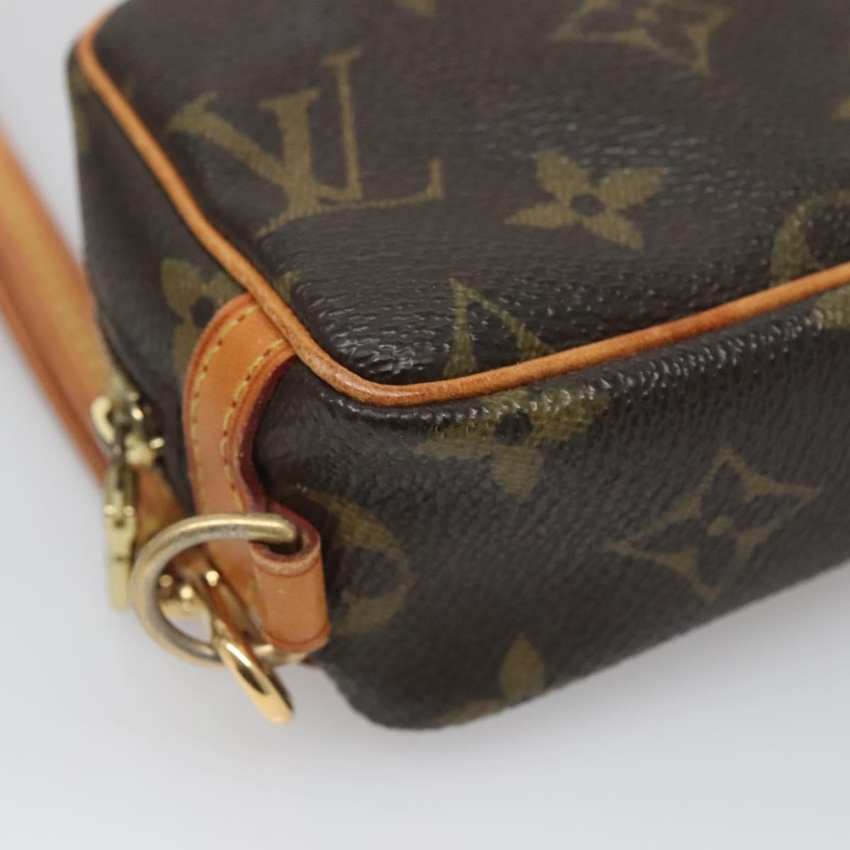 LOUIS VUITTON Monogram Trousse Wapity Pouch M58030 LV Auth ac3776