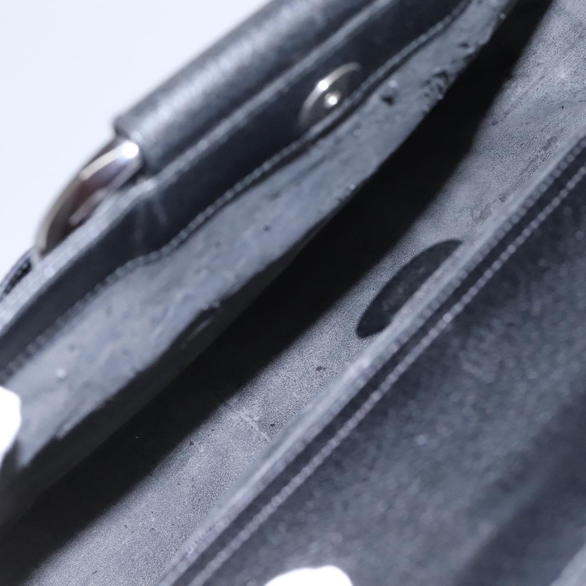 GUCCI Hand Bag Leather Black 002 1118 0462 Auth ac3789