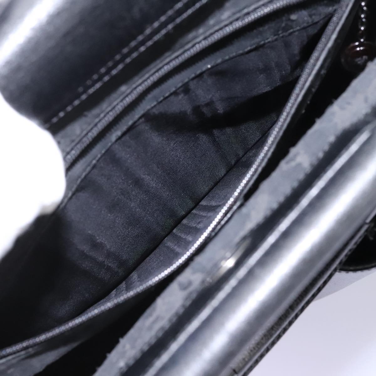 GUCCI Hand Bag Leather Black 002 1118 0462 Auth ac3789