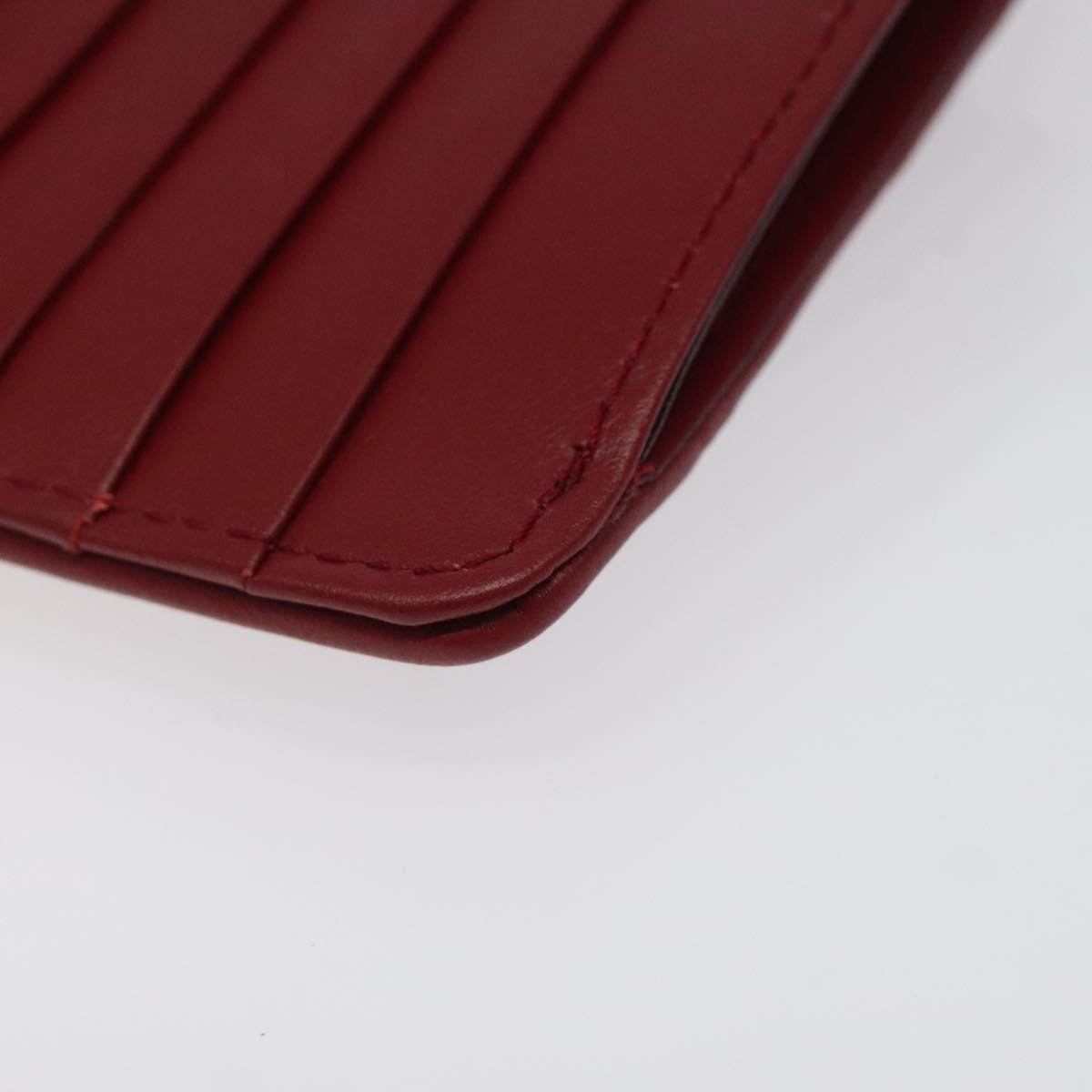 DOLCE&GABBANA Wallet Leather Red Auth ac3791