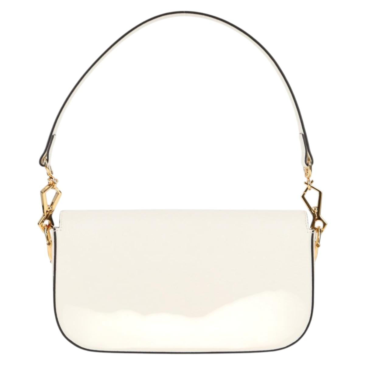 GUCCI Adidas Collaboration Horsebit Bag Leather 2way White 722009 Auth ac3794AM