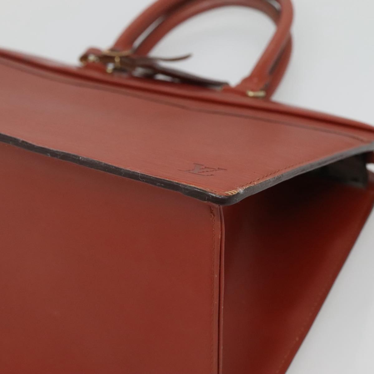 LOUIS VUITTON Epi Riviera Hand Bag Brown M48183 LV Auth ac3809