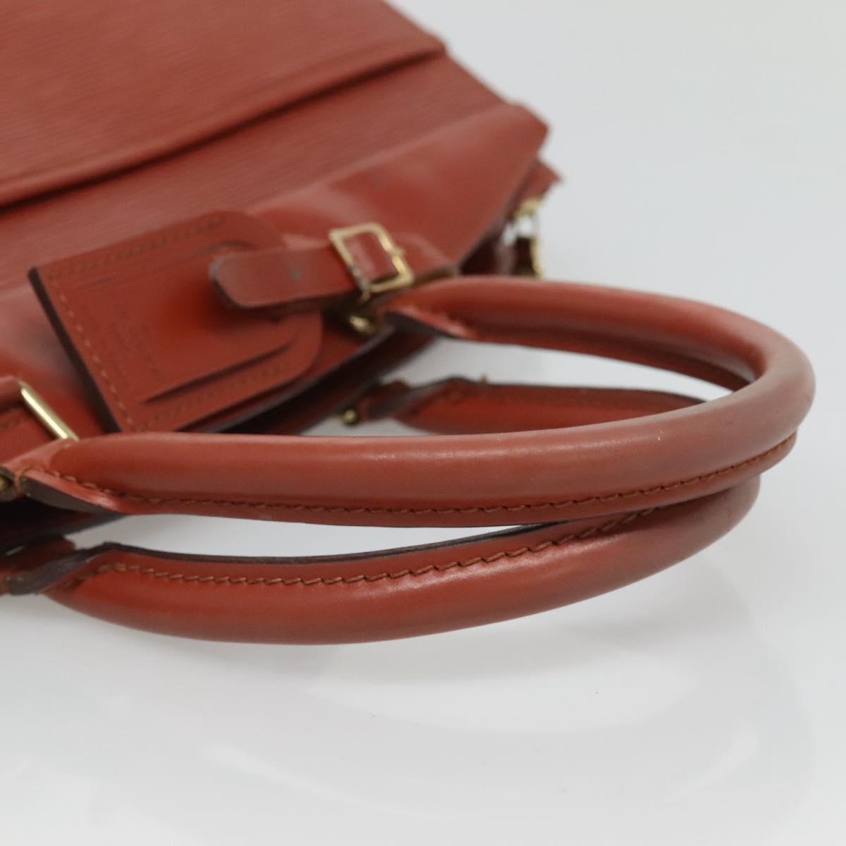 LOUIS VUITTON Epi Riviera Hand Bag Brown M48183 LV Auth ac3809