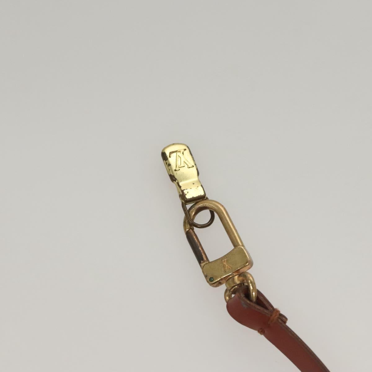 LOUIS VUITTON Epi Pochette Accessoires Pouch Vintage Brown M52953 LV Auth ac3810