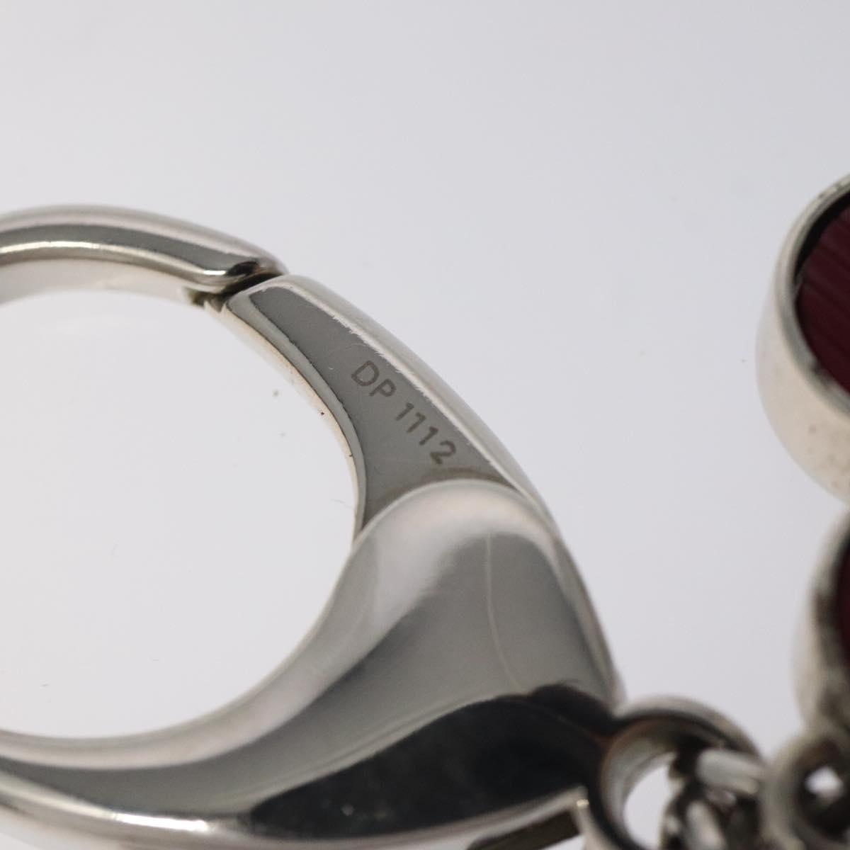 LOUIS VUITTON Epi Bijusac Fleur Deux Charm metal Red M65224 LV Auth ac3844