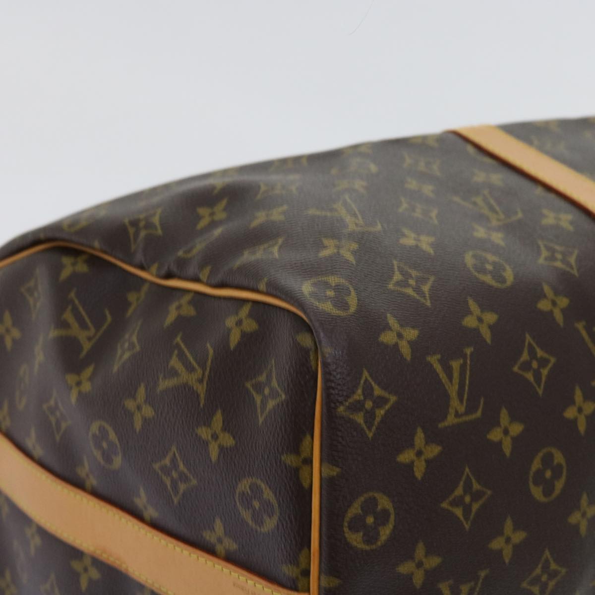 LOUIS VUITTON Monogram Keepall Bandouliere 50 Boston Bag M41416 LV Auth ai672