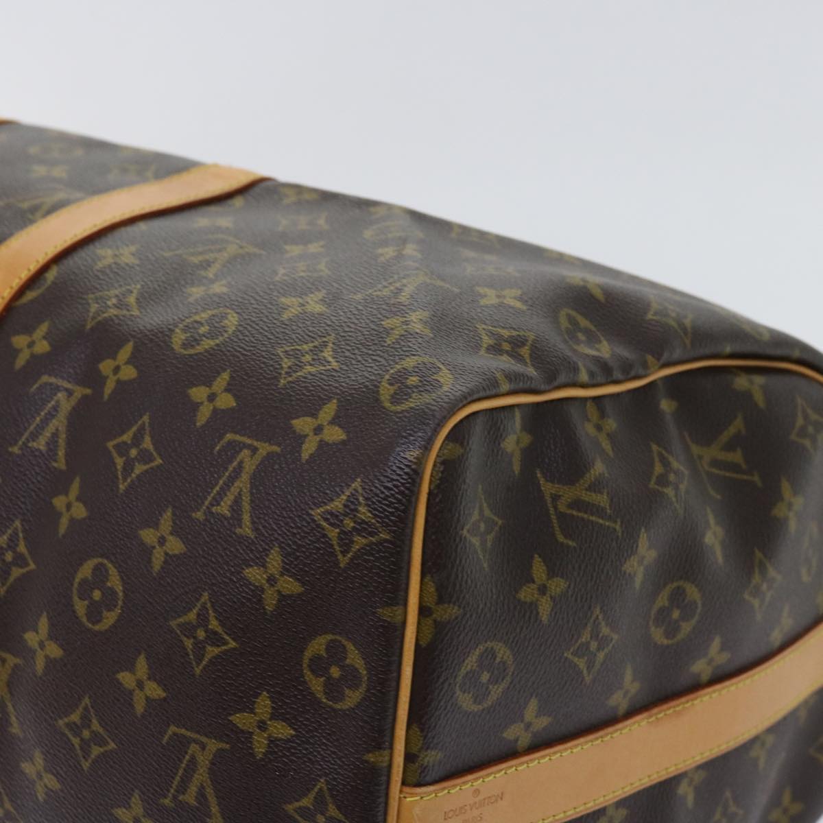 LOUIS VUITTON Monogram Keepall Bandouliere 50 Boston Bag M41416 LV Auth ai672