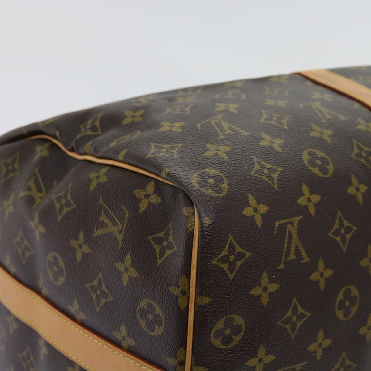 LOUIS VUITTON Monogram Keepall Bandouliere 50 Boston Bag M41416 LV Auth ai672