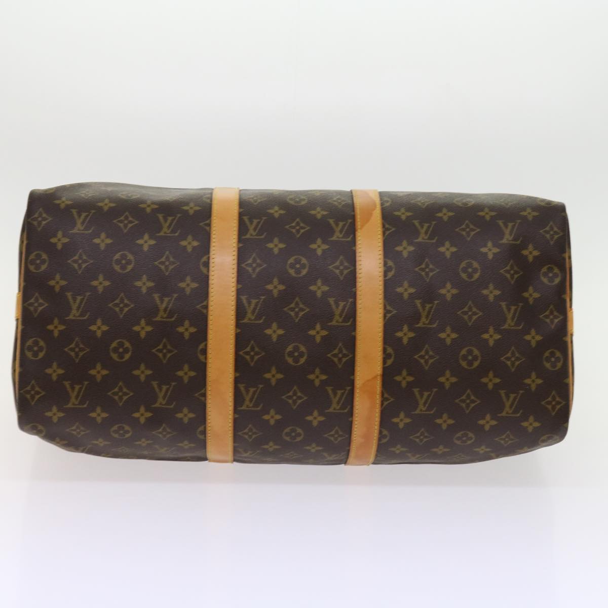 LOUIS VUITTON Monogram Keepall Bandouliere 50 Boston Bag M41416 LV Auth ai672