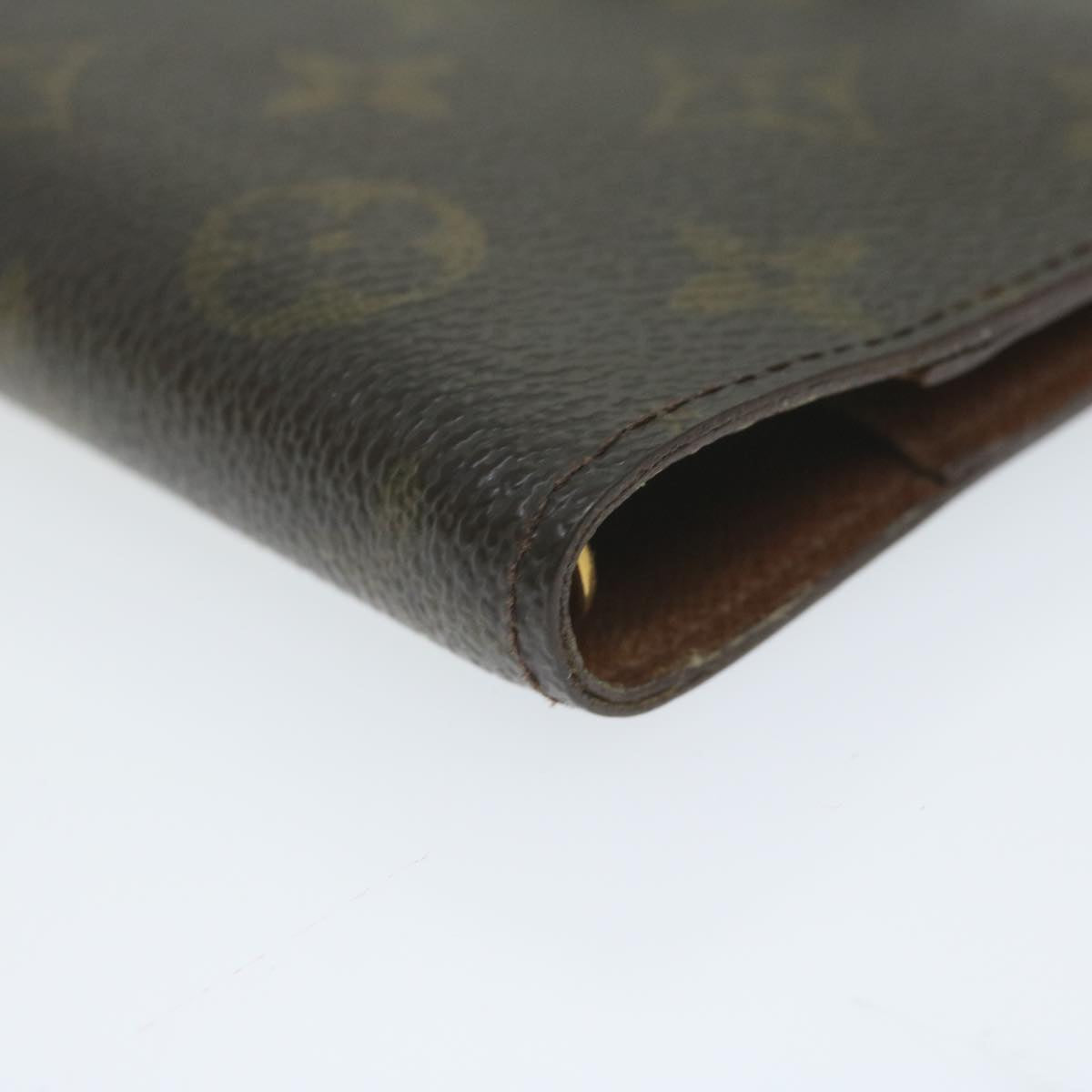 LOUIS VUITTON Monogram Agenda PM Day Planner Cover R20005 LV Auth ai700