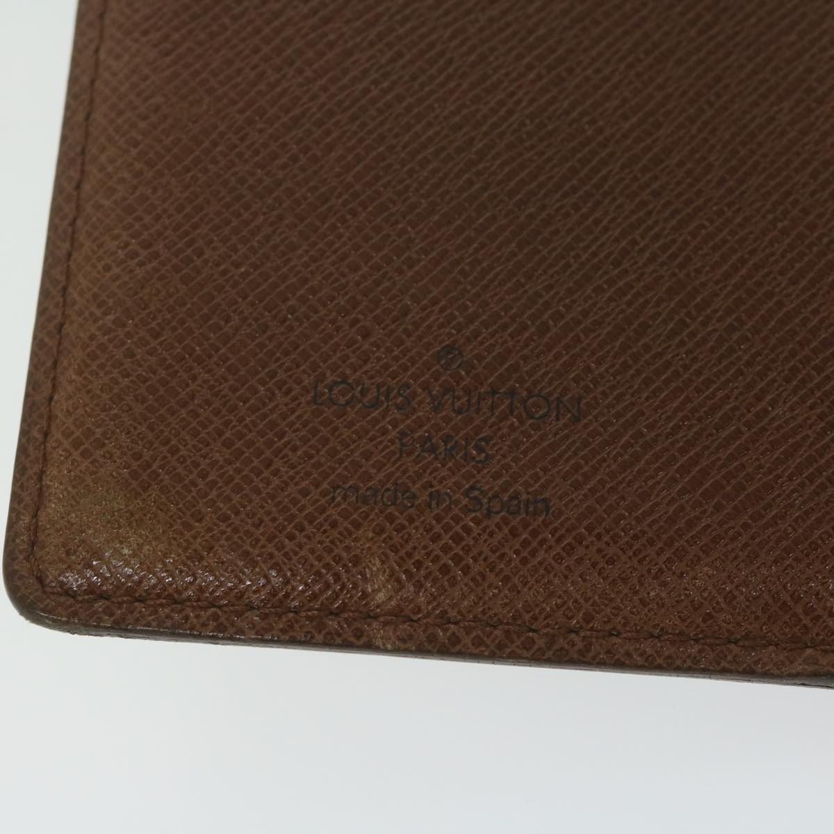 LOUIS VUITTON Monogram Agenda PM Day Planner Cover R20005 LV Auth ai700