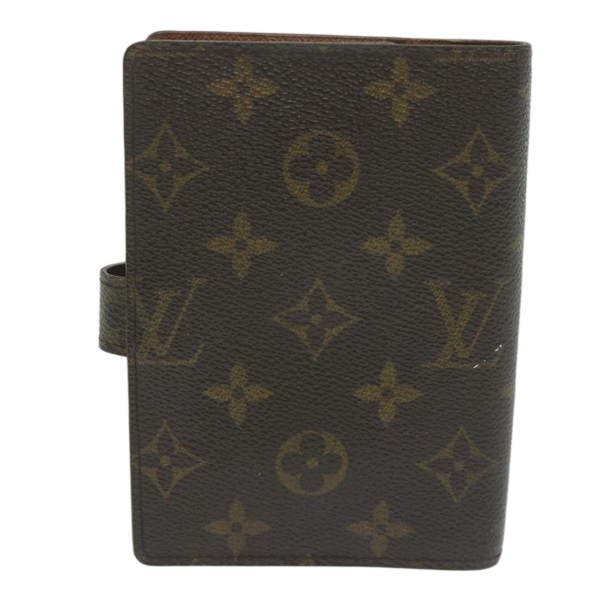 LOUIS VUITTON Monogram Agenda PM Day Planner Cover R20005 LV Auth ai700