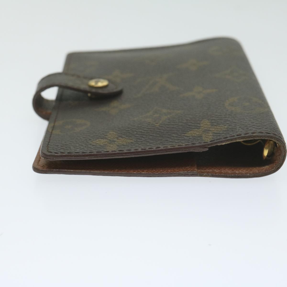 LOUIS VUITTON Monogram Agenda PM Day Planner Cover R20005 LV Auth ai700