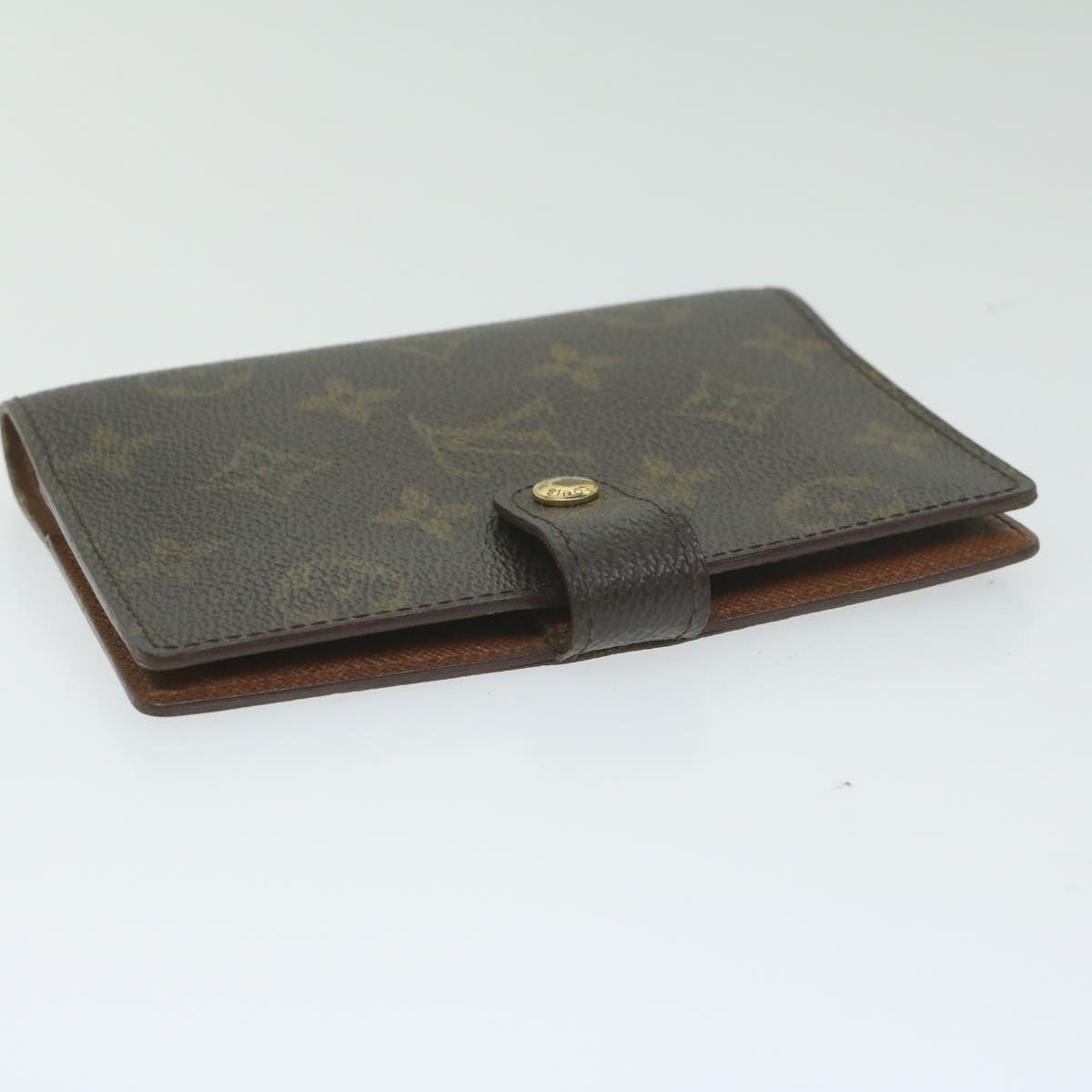 LOUIS VUITTON Monogram Agenda PM Day Planner Cover R20005 LV Auth ai700