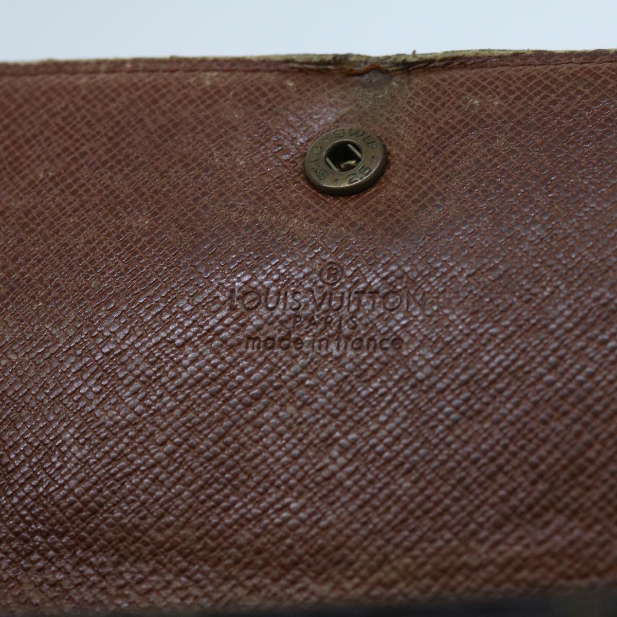 LOUIS VUITTON Monogram Pochette Porte Monnaie Credit Wallet M61725 Auth ai718