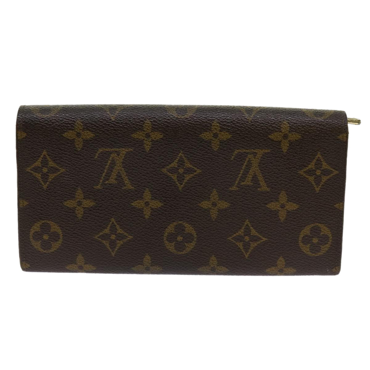 LOUIS VUITTON Monogram Pochette Porte Monnaie Credit Wallet M61725 Auth ai718