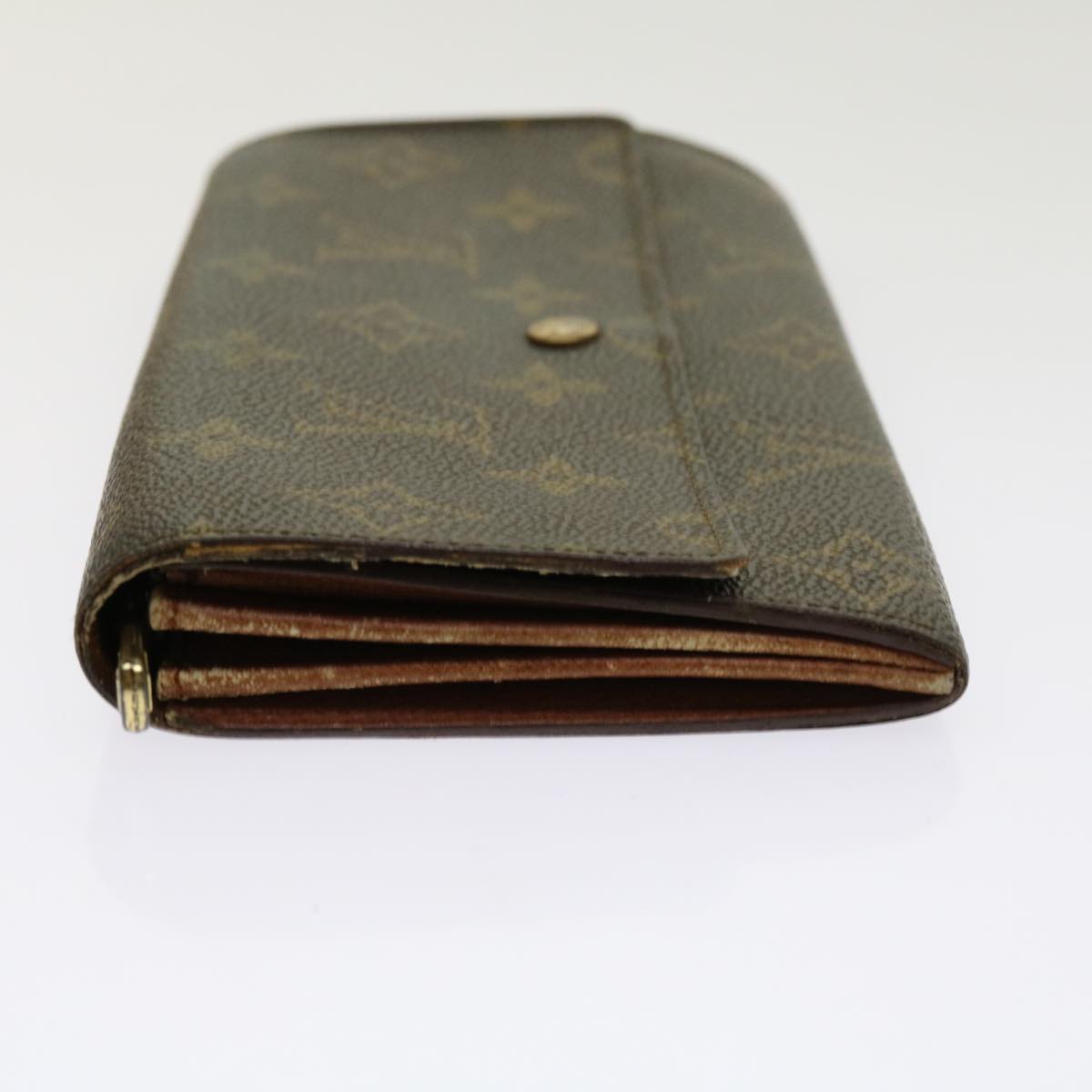 LOUIS VUITTON Monogram Pochette Porte Monnaie Credit Wallet M61725 Auth ai718