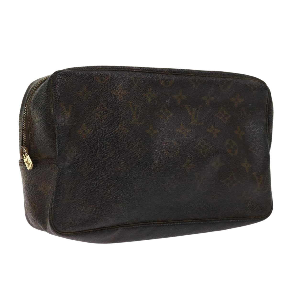 LOUIS VUITTON Monogram Trousse Toilette 28 Clutch Bag M47522 LV Auth ai722