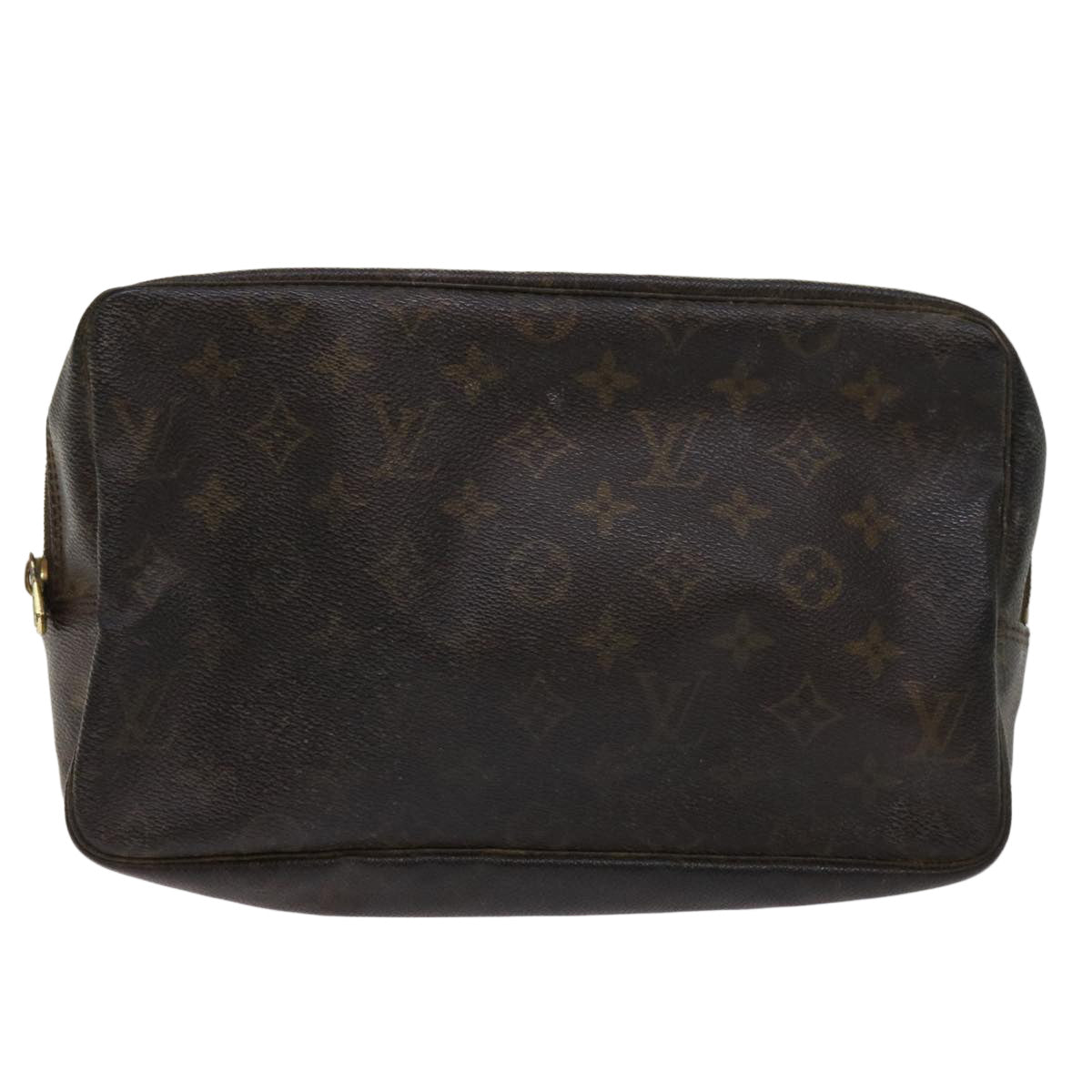 LOUIS VUITTON Monogram Trousse Toilette 28 Clutch Bag M47522 LV Auth ai722