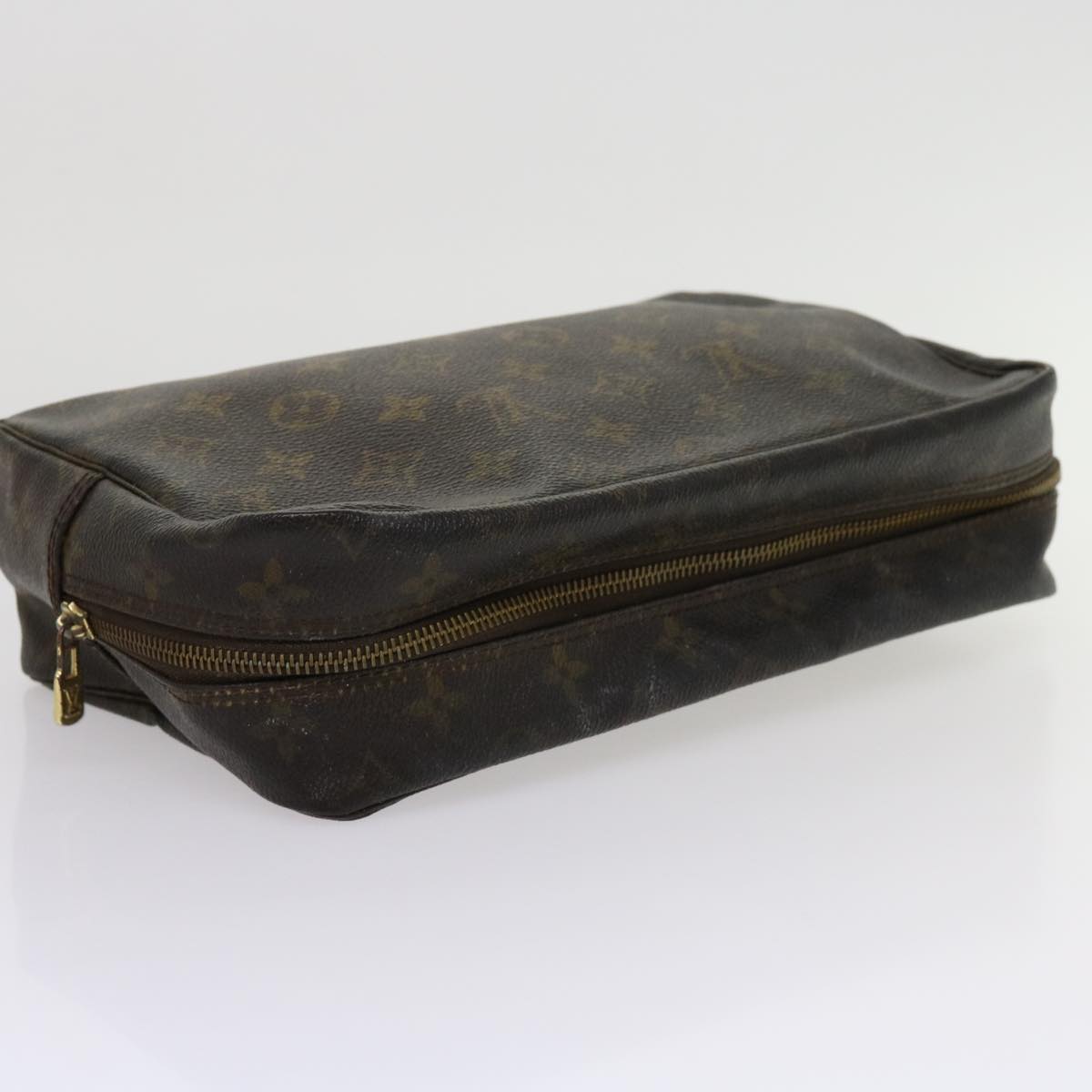 LOUIS VUITTON Monogram Trousse Toilette 28 Clutch Bag M47522 LV Auth ai722