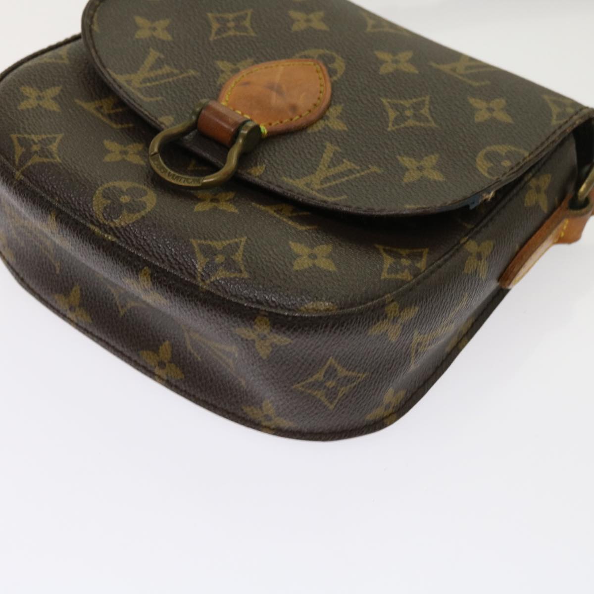 LOUIS VUITTON Monogram Saint Cloud PM Shoulder Bag M51244 LV Auth ai723