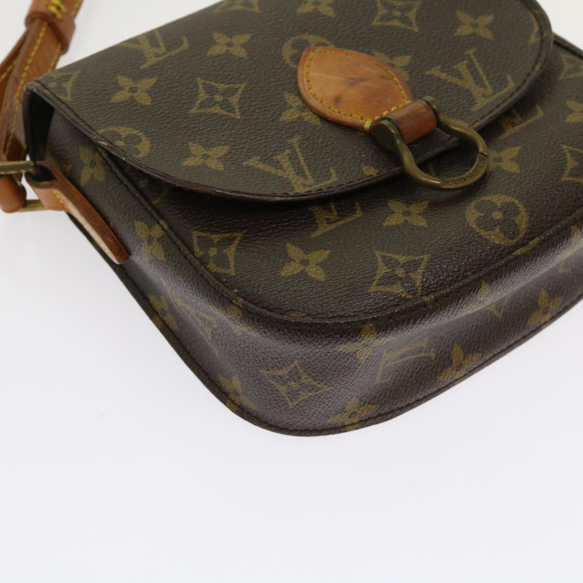 LOUIS VUITTON Monogram Saint Cloud PM Shoulder Bag M51244 LV Auth ai723