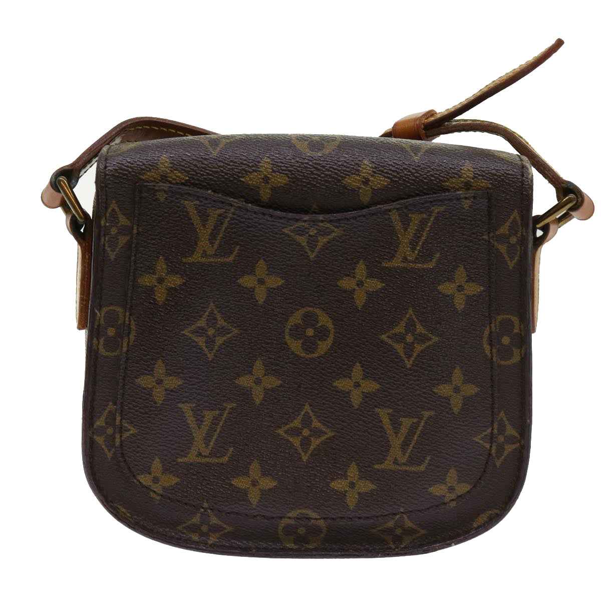 LOUIS VUITTON Monogram Saint Cloud PM Shoulder Bag M51244 LV Auth ai723