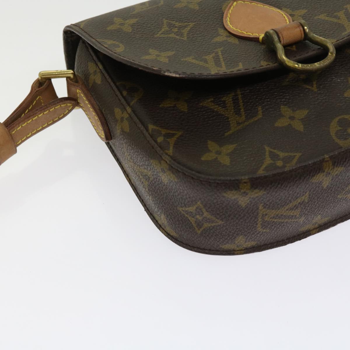 LOUIS VUITTON Monogram Saint Cloud PM Shoulder Bag M51244 LV Auth ai725