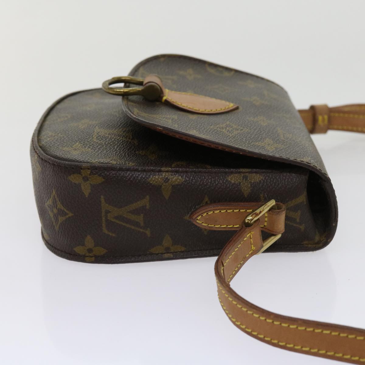 LOUIS VUITTON Monogram Saint Cloud PM Shoulder Bag M51244 LV Auth ai725