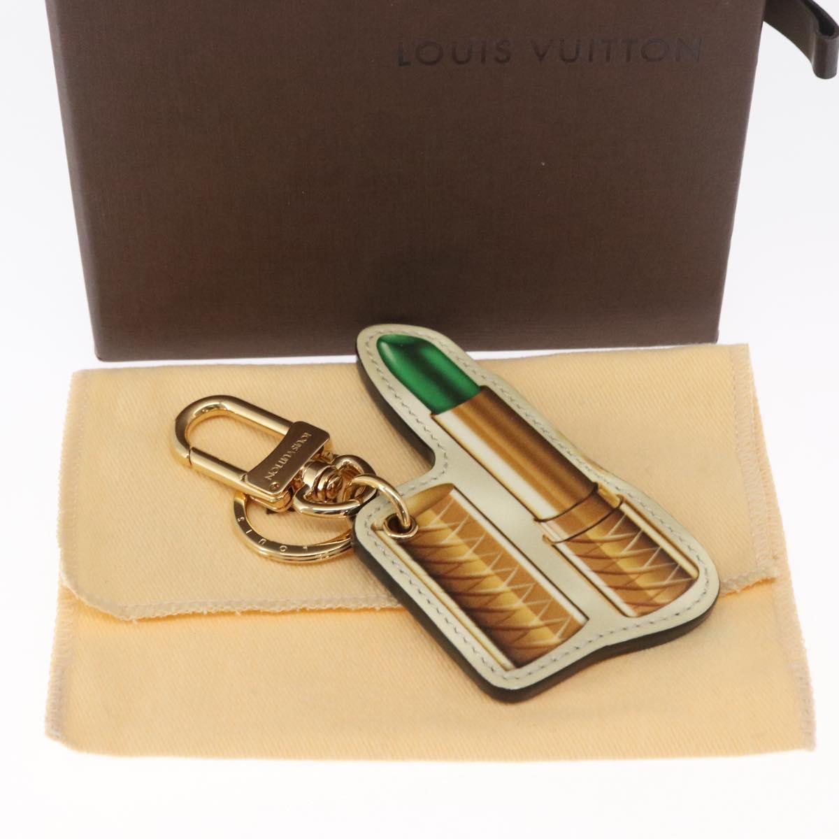 LOUIS VUITTON Illustre Lipstick Charm metal MP1572 LV Auth ai794SAV