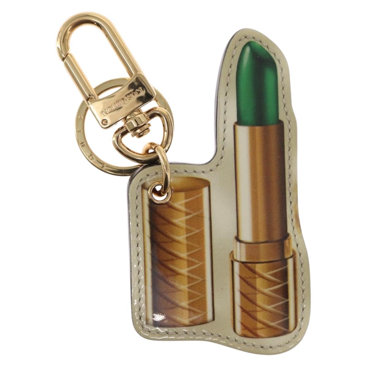 LOUIS VUITTON Illustre Lipstick Charm metal MP1572 LV Auth ai794SAV