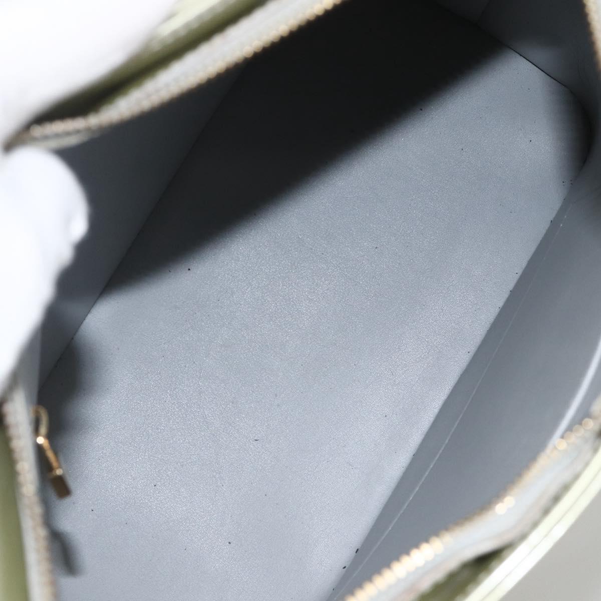 LOUIS VUITTON Monogram Vernis Houston Hand Bag Gris M91053 LV Auth ai798