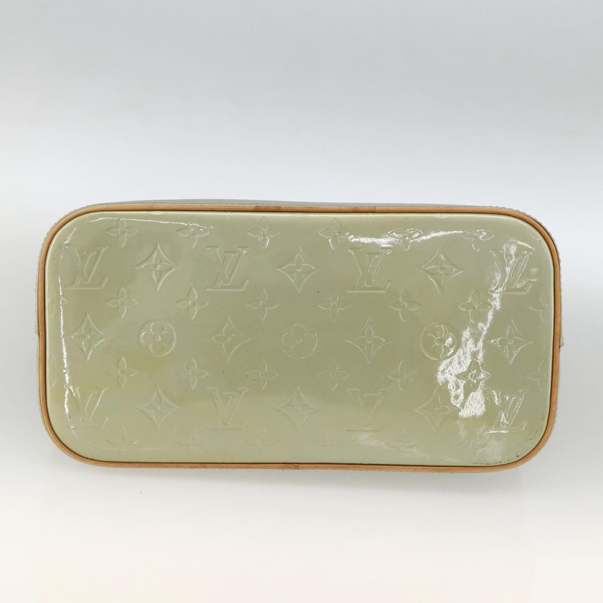 LOUIS VUITTON Monogram Vernis Houston Hand Bag Gris M91053 LV Auth ai798